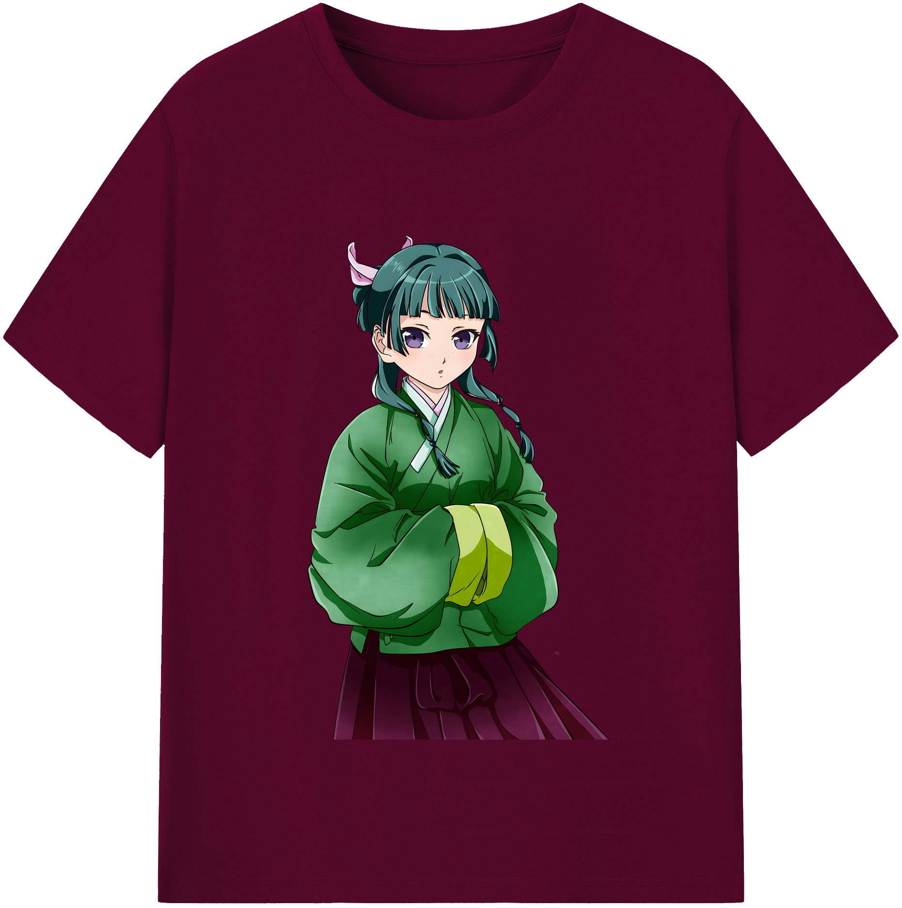 （画像用） 薬屋のひとりごと The Apothecary Diaries レディースカジュアルプリントTシャツ（綿100％）